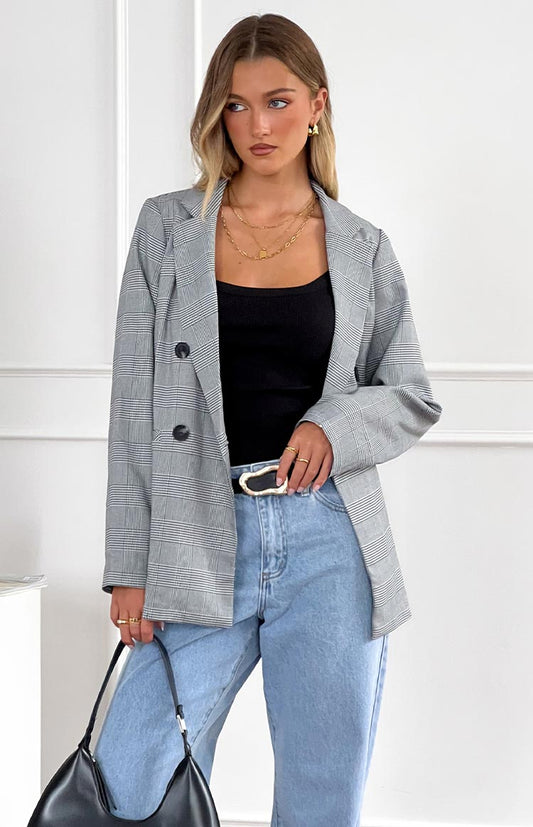 Brooklyn Times Blazer Check